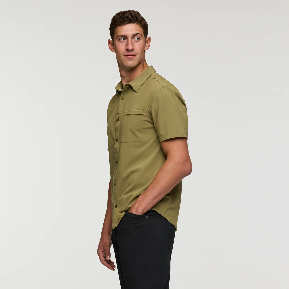 Cambio Button Up Shirt - Solid Men's - Image 2