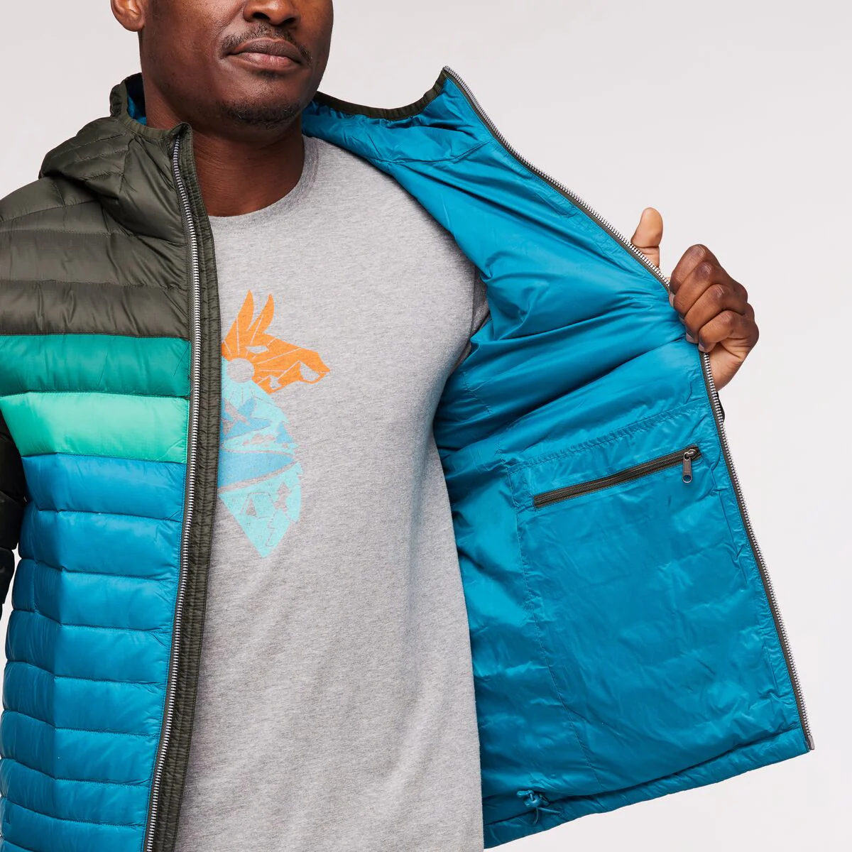 Fuego Hooded Down Jacket - Men's - Image 5
