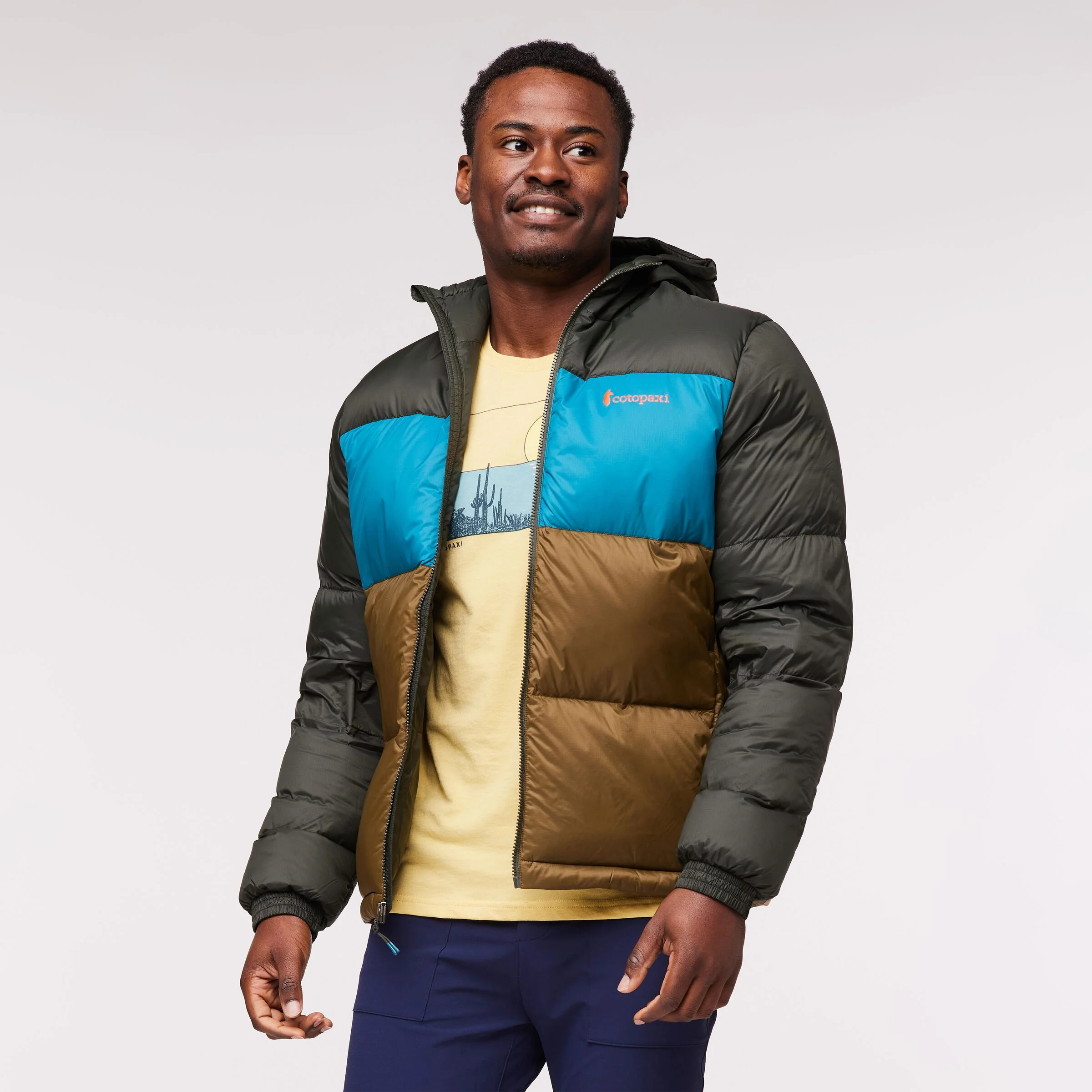 Solazo Down Hooded Jacket - Mens - Image 4
