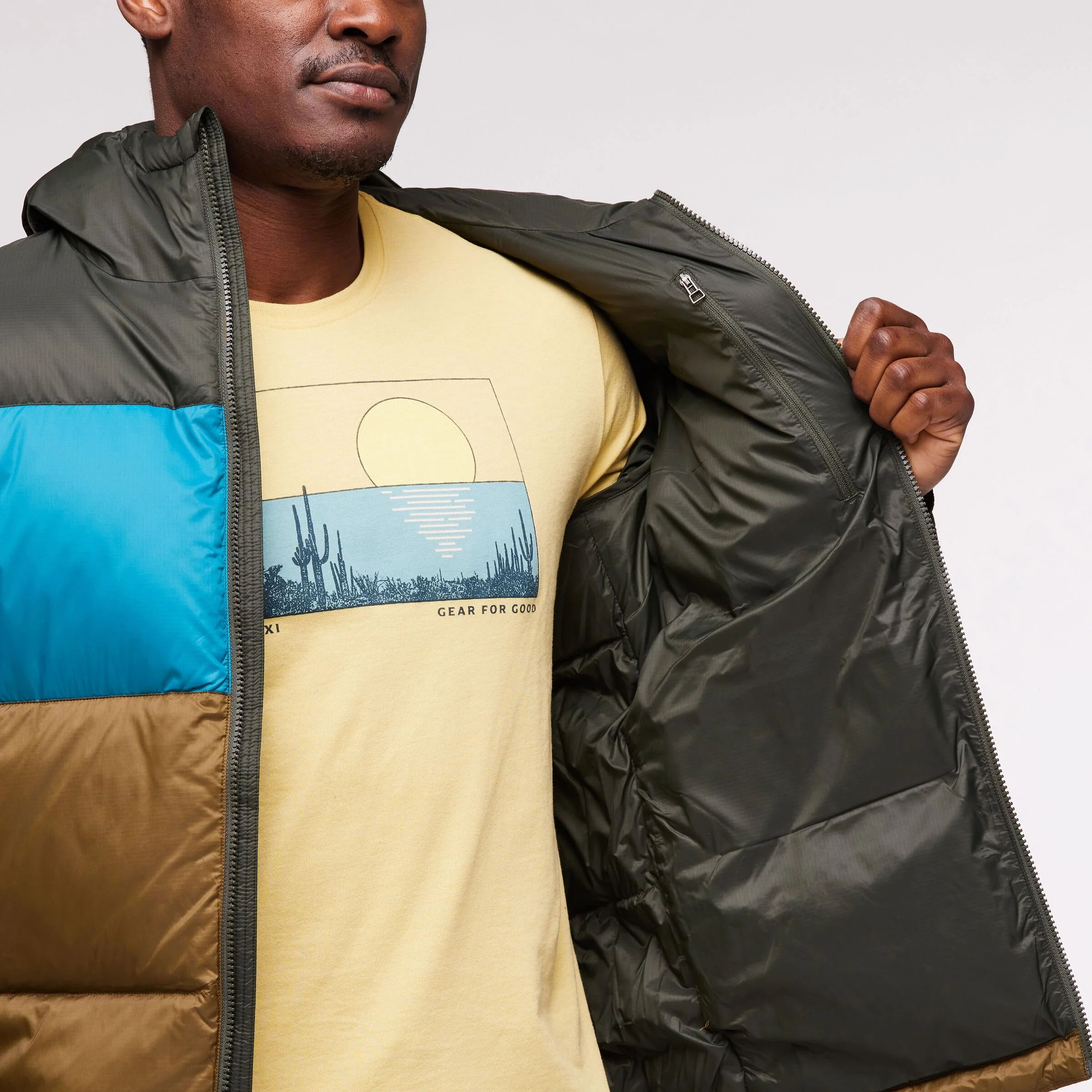 Solazo Down Hooded Jacket - Mens - Image 6